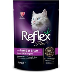 Reflex Plus Kuzu Etli Ciğerli Pounch Kedi Konservesi 100 Gr.