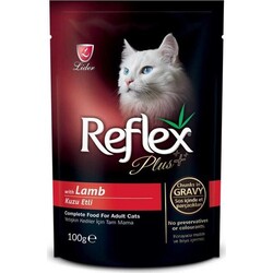 Reflex Plus Kuzu Etli Pounch Kedi Konservesi 100 Gr.