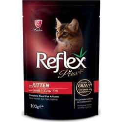 Reflex Plus Kuzu Etli Pounch Yavru Kedi Konservesi 100 Gr.