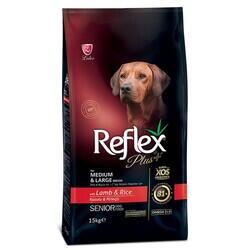 Reflex Plus Kuzulu Orta Ve Büyük Irk Yaşlı Köpek Maması 15 Kg. - 2