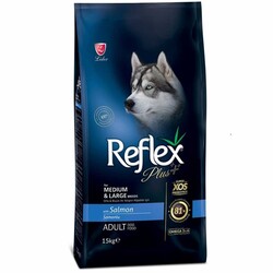 Reflex Plus Somonlu Büyük Ve Orta Irk Köpek Maması 15 Kg.