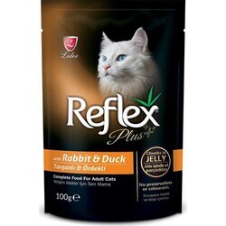 Reflex Plus Tavşan Ve Ördekli Pounch Kedi Konservesi 100 Gr. - 3