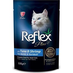 Reflex Plus Ton Balıklı Karidesli Pounch Kedi Konservesi 100 Gr. (1)