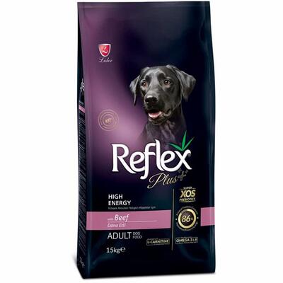 Reflex Plus Yüksek Enerjili Biftekli Köpek Maması 15 Kg. - 1