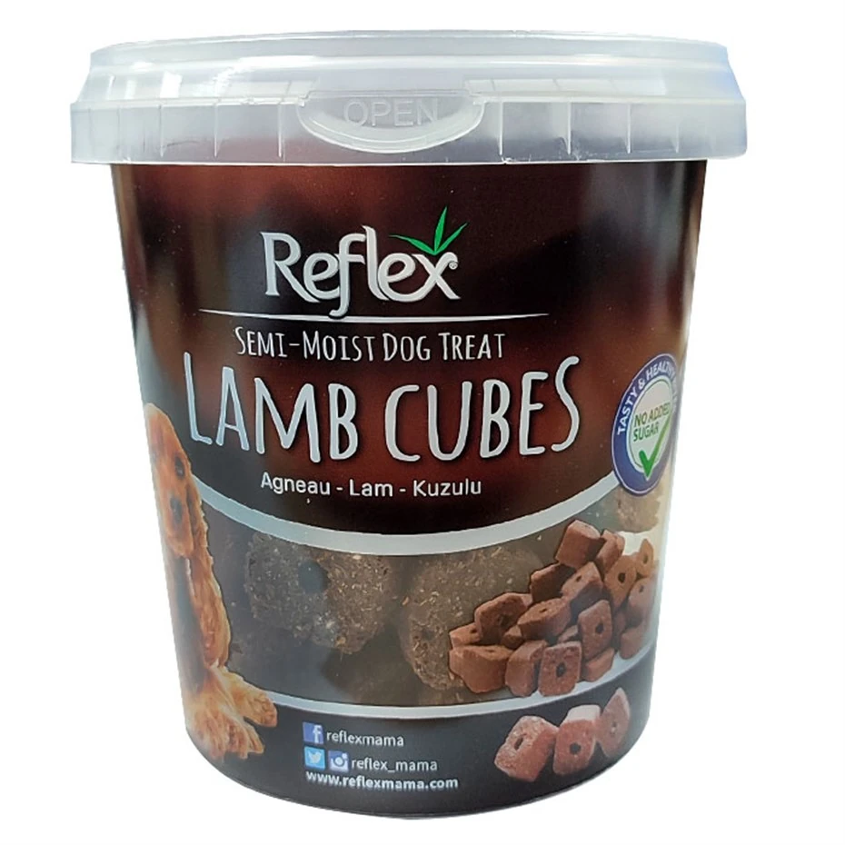 Reflex Semi-Moist Kuzulu Küp Köpek Ödül Maması 500gr