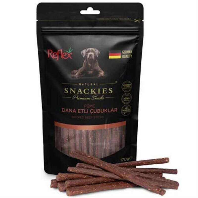Reflex Snackies Füme Dana Etli Çubuk Yetişkin Köpek Ödülü 170gr
