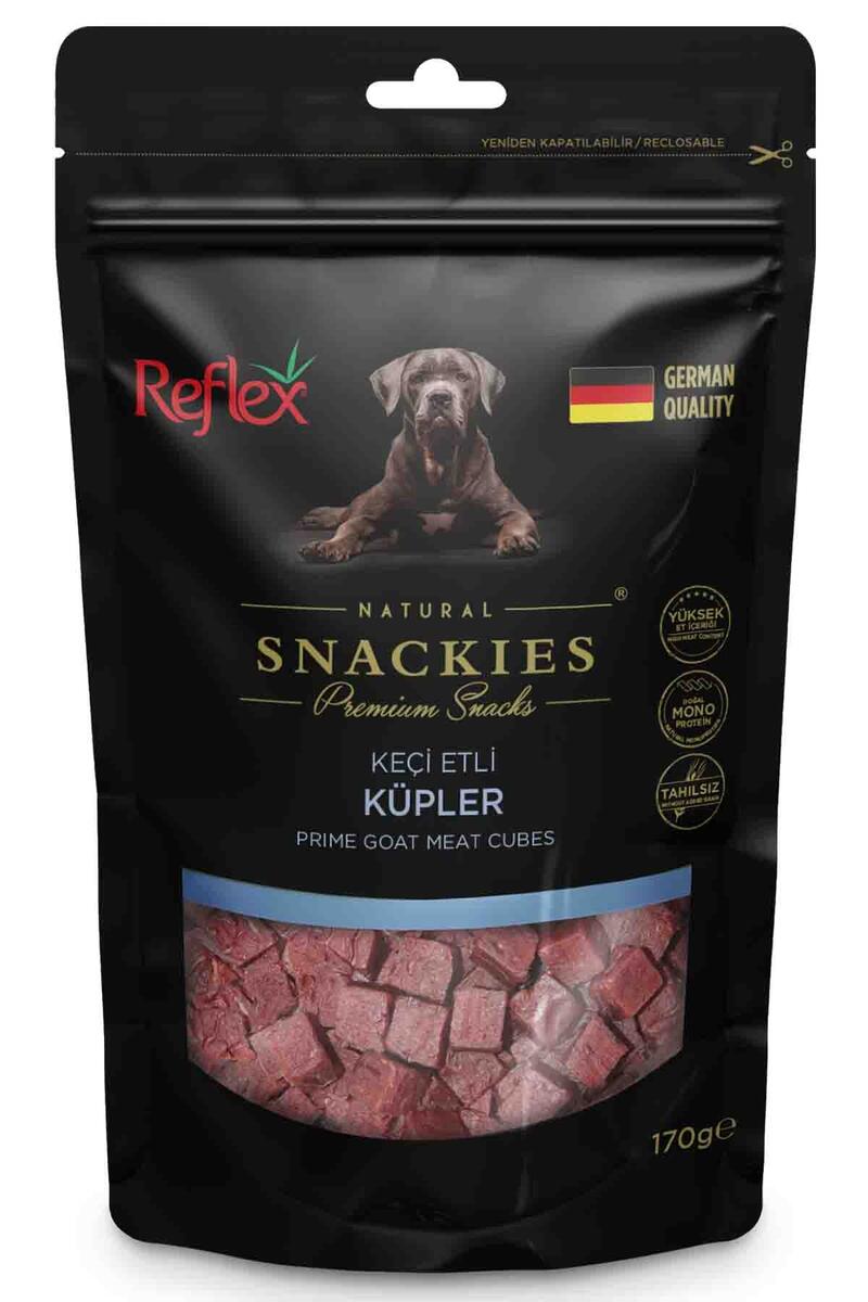 Reflex Snackies Keçi Etli Küpler Köpek Ödül Maması 170gr - 1