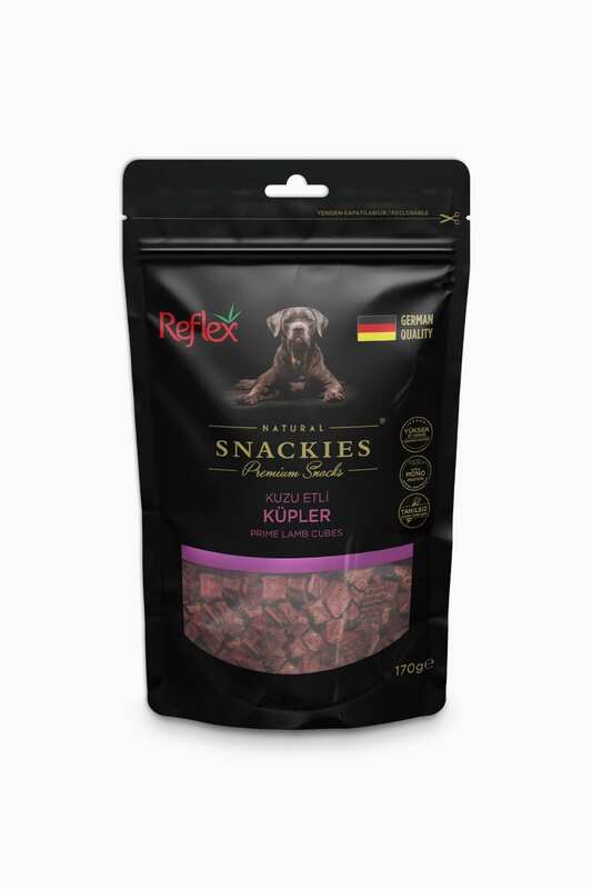 Reflex Snackies Kuzu Etli Küpler Yetişkin Köpek Ödülü 170gr