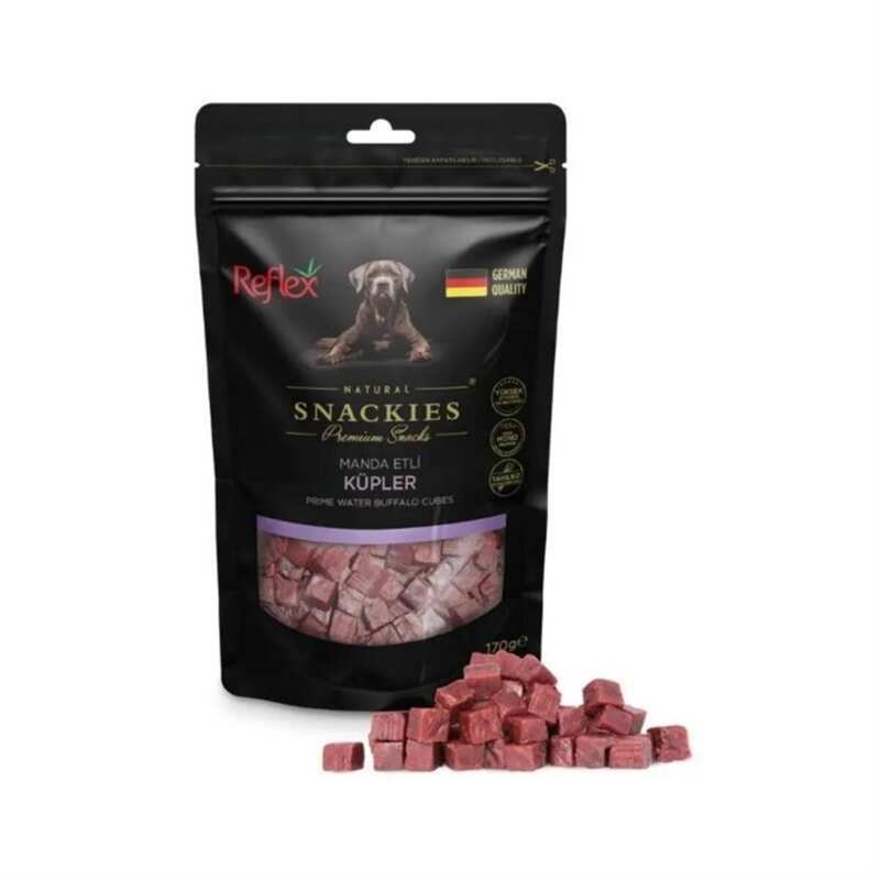 Reflex Snackies Manda Etli Küpler Yetişkin Köpek Ödülü 170gr