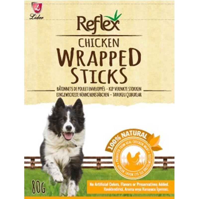 Reflex Wrapped Sticks Tavuklu Köpek Ödül Çubukları 80 Gr. - 2