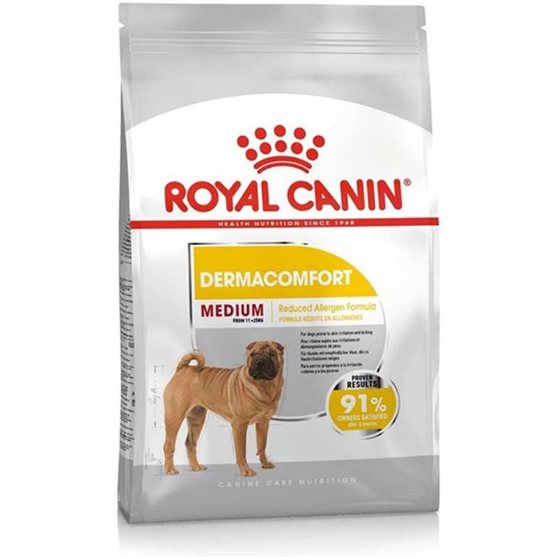 Royal Canin Medium Dermacomfort Deri ve Tüy Sağlığı için Orta Irk Yetişkin Köpek Maması 12kg