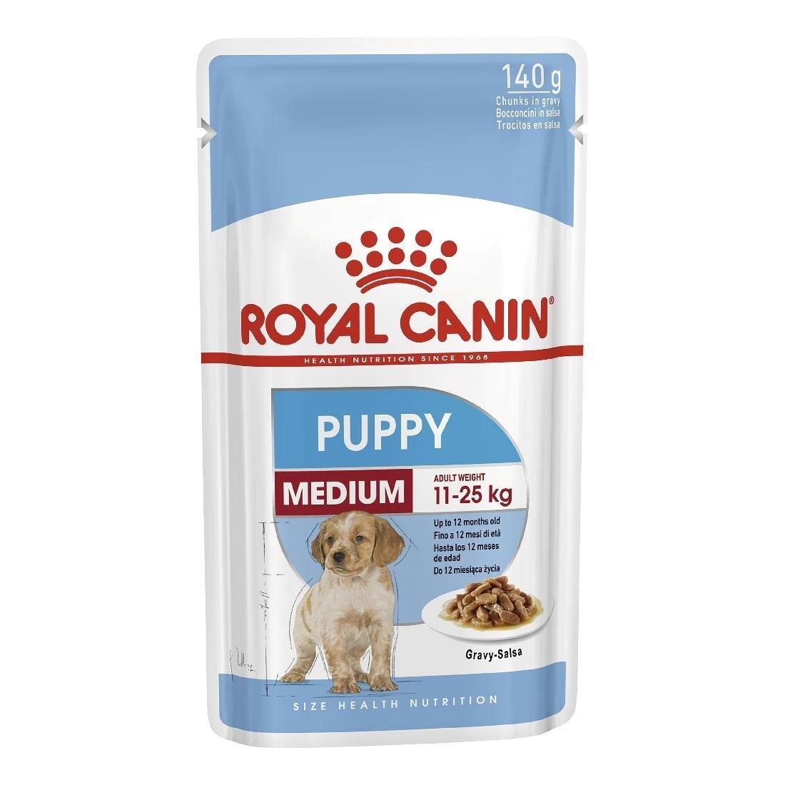 Royal Canin Orta Irklar için Yavru Yaş Köpek Maması 140g - 1