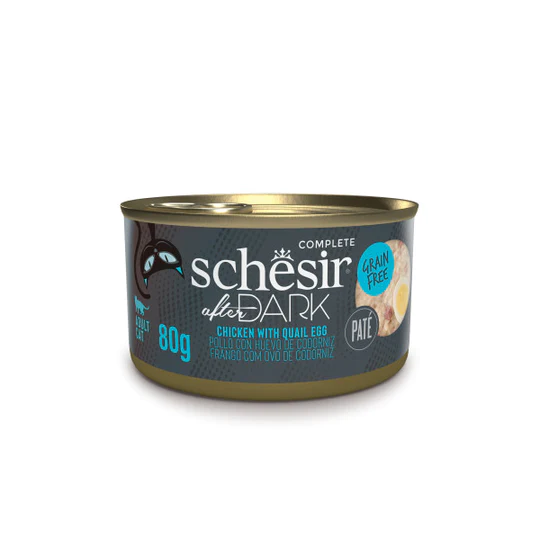Schesir AFTER DARK CAN PATE TAVUK&BILDIRCIN YUMUR. 80G