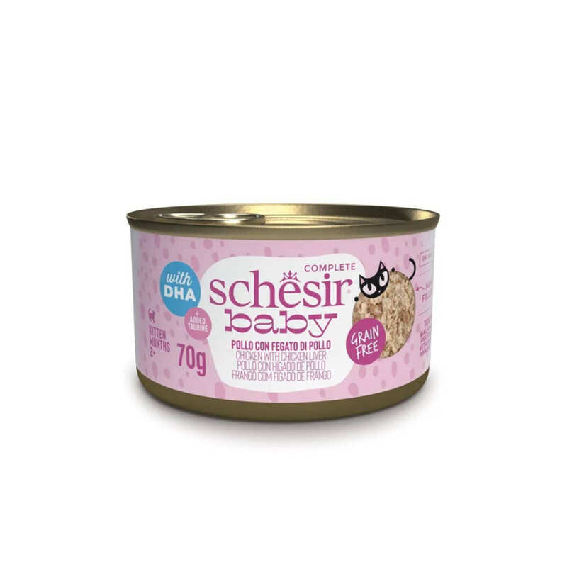 SCHESIR BABY CAT CAN TAM GIDA TAVUK&CİĞER 70G