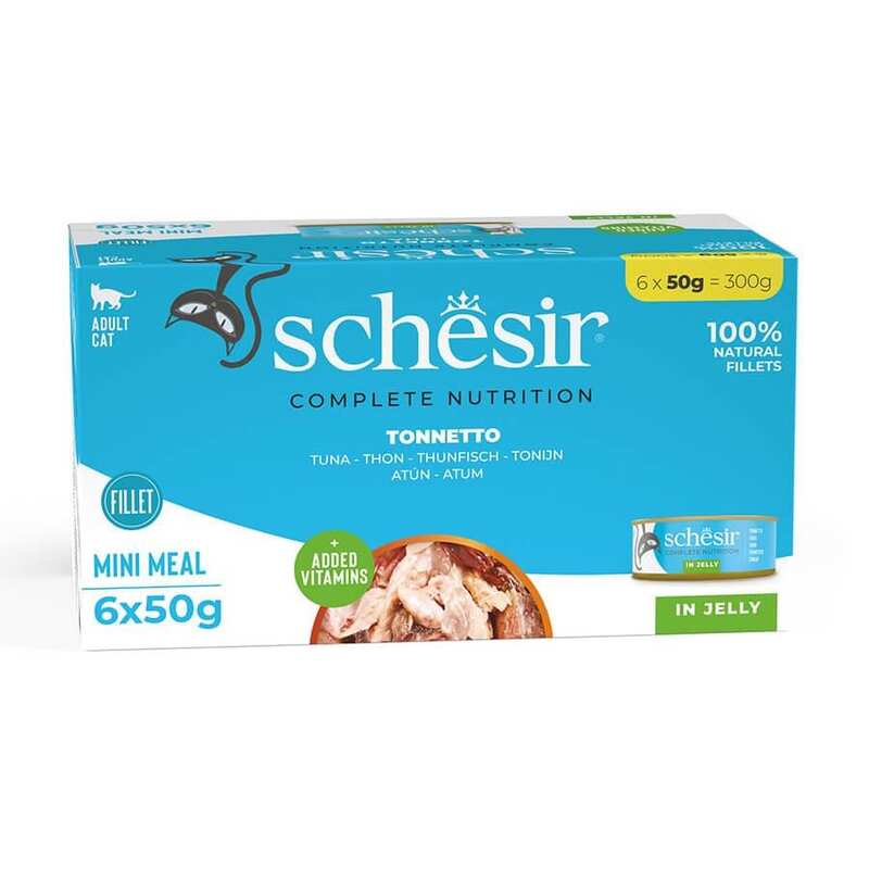 Schesir C100 Multipack Ton Balıklı Kedi Yaş Maması 50 Gr. ( 6 Lı Paket )