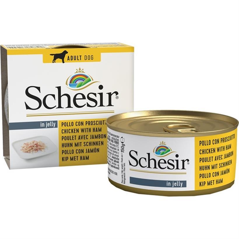 Schesir Domuzlu Tavuk Filetolu Köpek Konservesi 150 Gr - 1