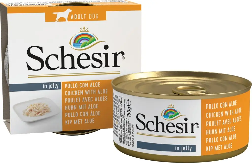 Schesir Jelly Tavuklu Aloe Köpek Konservesi 150 Gr