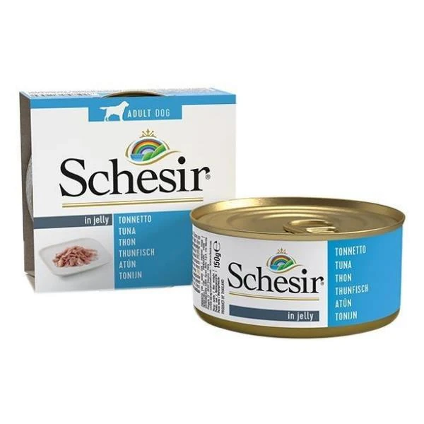 Schesir Jelly Ton Balıklı Köpek Konservesi 150 gr - 1