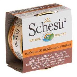 Schesir Soslu Tuna Ve Somonlu Kedi Konservesi 70 Gr.