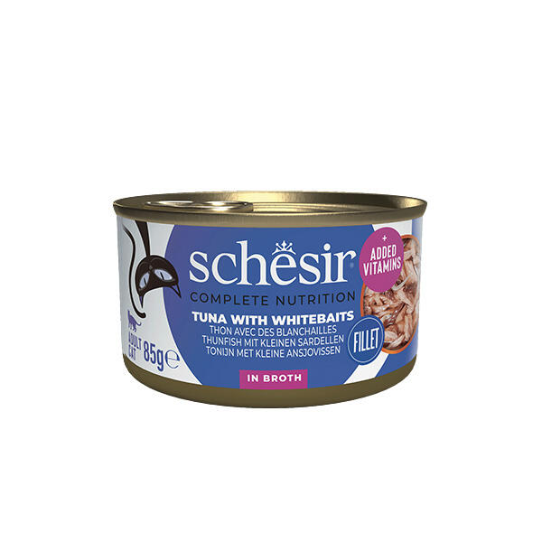 Schesir Ton Balığı ve Ringa Balıklı Kedi Konservesi 85gr - 1