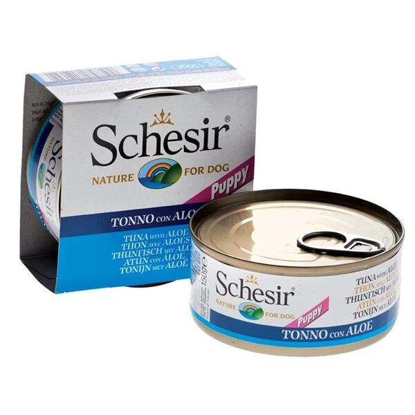 Schesir Jelly Ton Balıklı Aloe Veralı Yavru Köpek Konservesi 150gr
