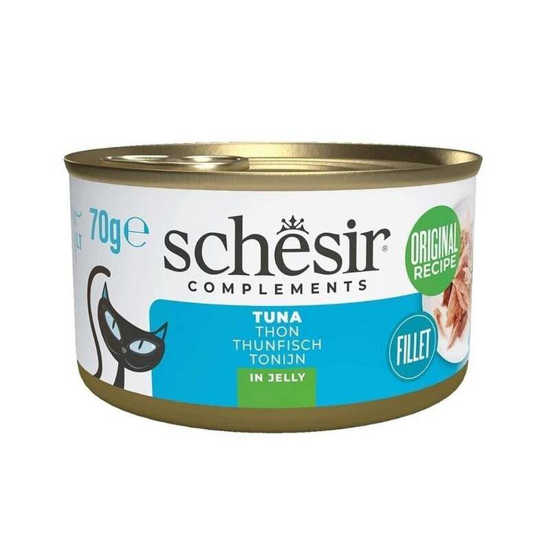 Schesir Ton Balıklı Jöle İçinde Konserve Kedi Maması 70gr