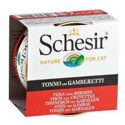 Schesir Ton Balıklı Karidesli Jöleli Kedi Konservesi 85 Gr.
