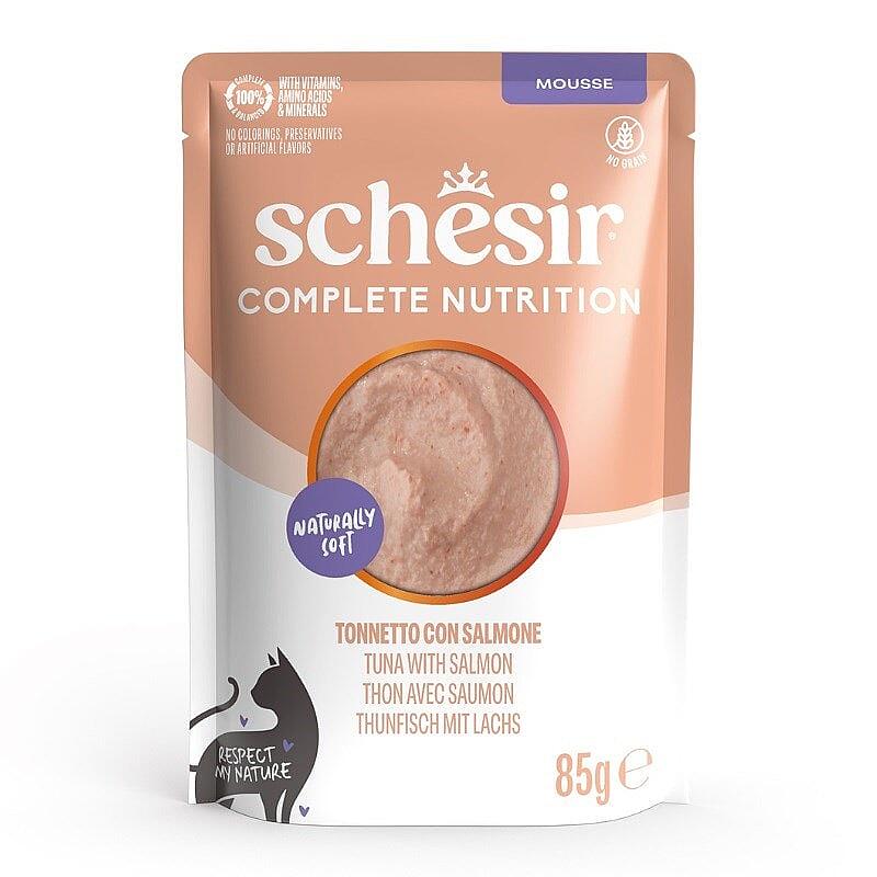 Schesir Ton Balıklı ve Somonlu Mus Kedi Pouch 85 g - 1