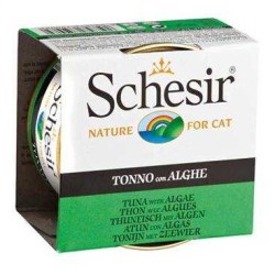 Schesir Ton Balıklı Ve Yosunlu Jöleli Kedi Konservesi 85 Gr. - 1