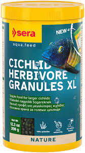 Sera Cichlid Herbivore Granules Xl - 1000 Ml - 1