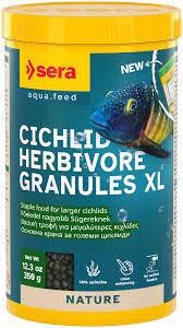 Sera Cichlid Herbivore Granules Xl - 1000 Ml - 1