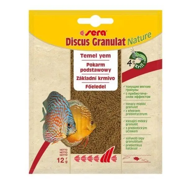 Sera Discus Granul Balık Yemi 12 Gr - 1