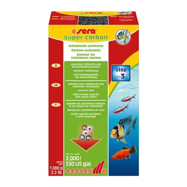 Sera Süper Aktif  Karbon - 1000 Gr - 1