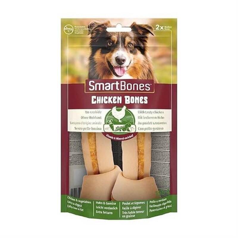 Smartbones Tavuklu Düğüm Kemik Medium Köpek Ödülü 2'Li 13 Cm. - 1