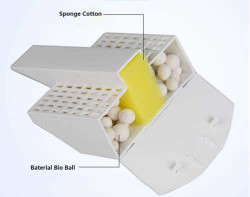 Sunsun Dahili Filtre Ve Led Işık İle Ekoloji Mini Tank Akvaryum Büyük Boy Ya - 02 Beyaz - 4