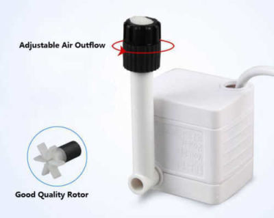 Sunsun Dahili Filtre Ve Led Işık İle Ekoloji Mini Tank Akvaryum Büyük Boy Ya - 02 Beyaz - 8