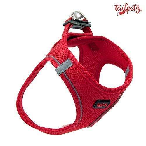 Tailpetz Air Mesh Harness Göğüs Tasması Kırmızı Xlarge
