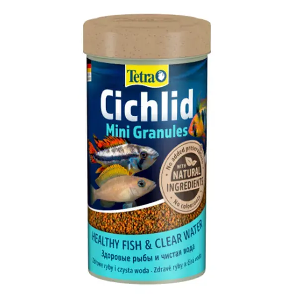 Tetra Cichlid Mini Granules Balık Yemi 250 Ml - 1