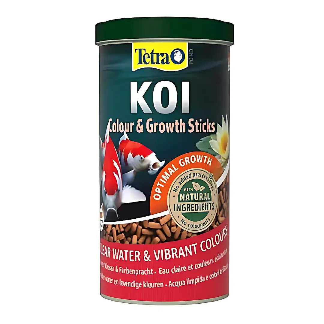 Tetra Koi Colour Growth Sticks Koi Renklendirici Balık Yemi 1Lt 270gr - 1
