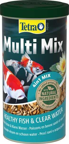 Tetra Pond Multi Mix Karışık Japon Ve Havuz Balık Yemi 1 Litre - 1