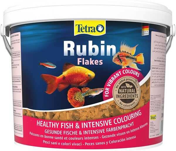Tetra Rubin Flakes Renklendirici Pul Yem 10 Litre / 2050 Gr
