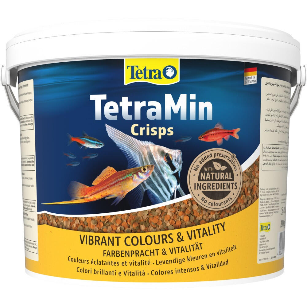 Tetramin Pro Crisps Granül Tropikal Balık Yemi Kova 10 Litre - 1