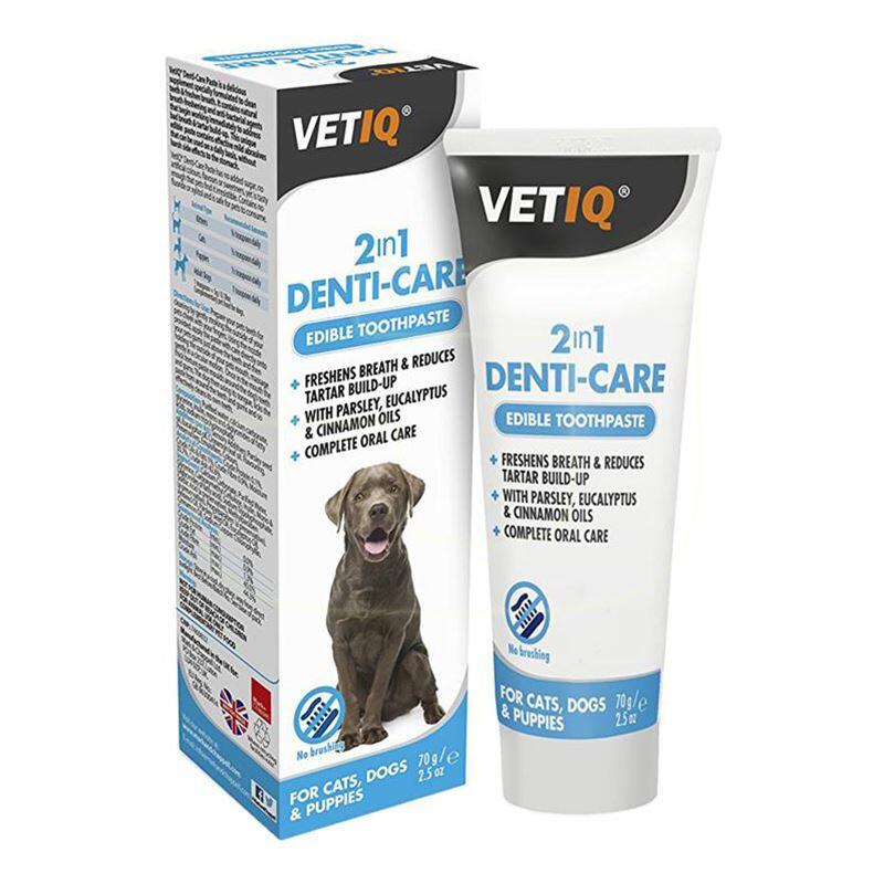 Vetıq 2 İn 1 Denti-Care Köpek İçin Yenilebilir Diş Bakımı Macunu 70 Gr - 1