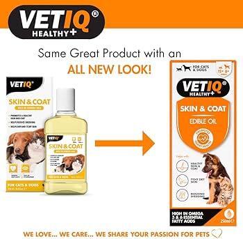 Vetıq Skin & Coat Kedi Ve Köpekler İçin Deri Ve Tüy Bakımı 250 Ml - 1