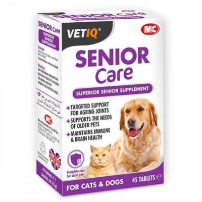 Vetiq Senior Care +6 Yaş Üzeri Kedi Ve Köpek Ek Besin Takviyesi 45 Tab - 1