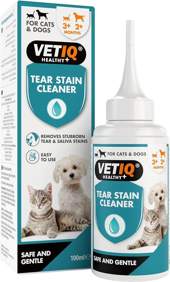 Vetıq Tear Stain Remover Kedi Ve Köpek Gözyaşı Lekesi Temizleyici Losyon 100 Ml - 1