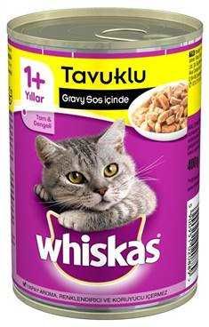Whiskas Chicken Tavuklu Kedi Konservesi 400 Gr. - 1