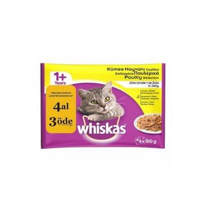 Whiskas Pouch Kümes Seçenekleri 4 Al 3 Öde 100 Gr. ( 4 Lü Paket ) - 2