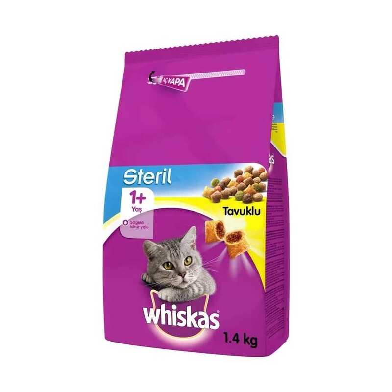 Whiskas Tavuklu Kısırlaştırılmış Kedi Maması 1.4 kg