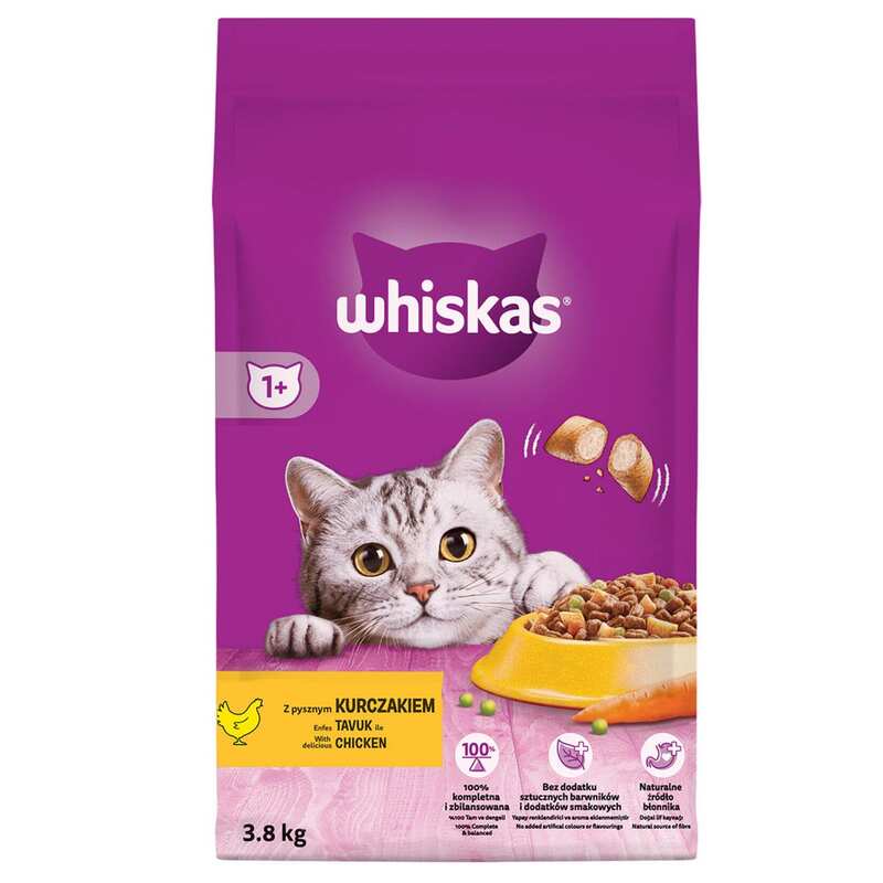 Whiskas Tavuklu Yetişkin Kedi Maması 3,8 kg
